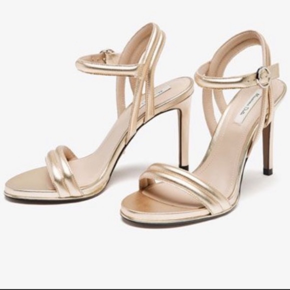 ★ Massimo Dutti★ Mock Croc Embossed Heel Sandals 11647650 Heeled sandals - Massimo Dutti - US